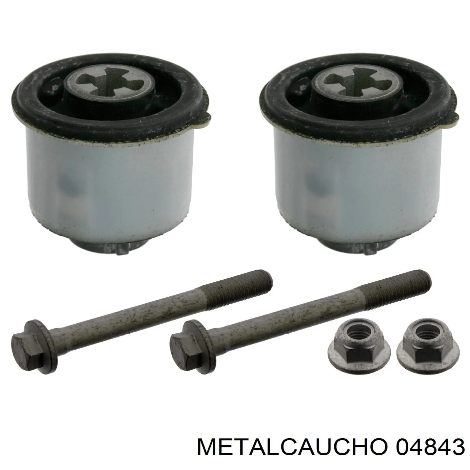 Compre 04843 Metalcaucho Bloco silencioso de viga traseira (de plataforma veicular)