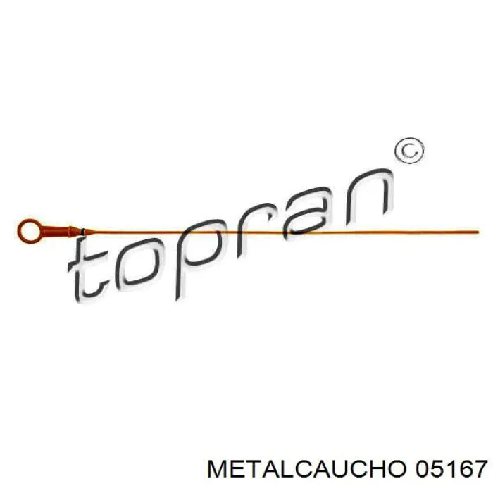 05167 Metalcaucho Sonda (indicador) do nível de óleo no motor