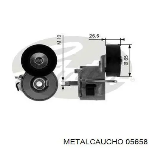 Reguladora de tensão da correia de transmissão Metalcaucho 05658 preço, a partir de 27,75 USD