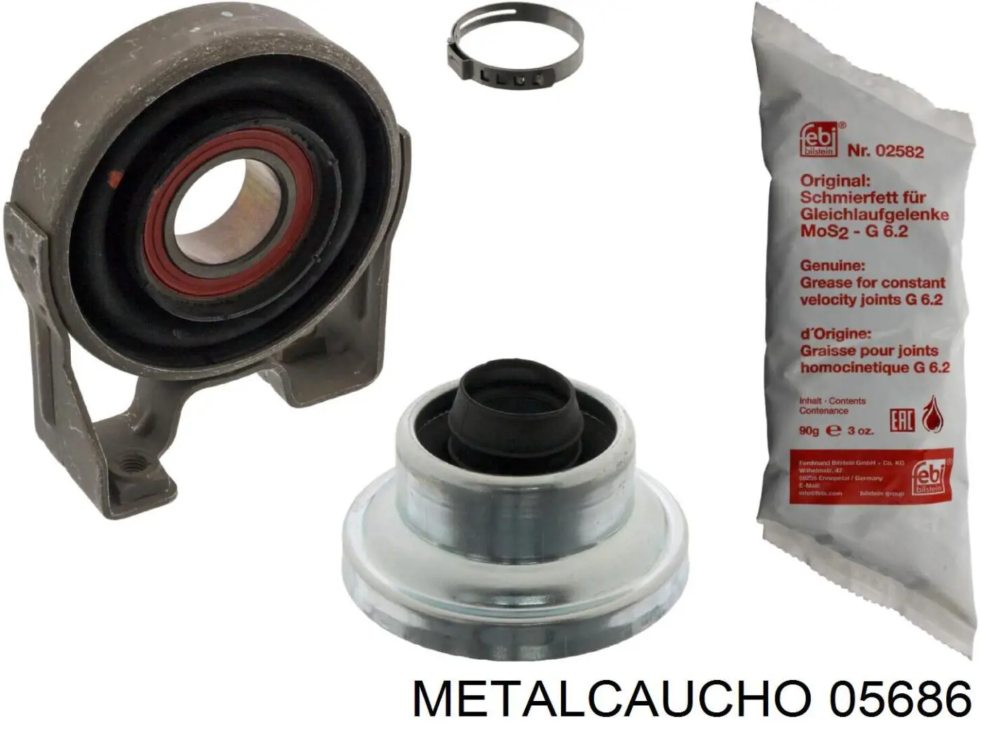 Acoplamento de rolamento suspenso da junta universal Metalcaucho 05686 preço, a partir de 55,90 USD