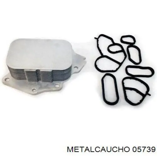 Radiador de óleo (frigorífico), debaixo de filtro Metalcaucho 05739 preço, a partir de 41,09 USD