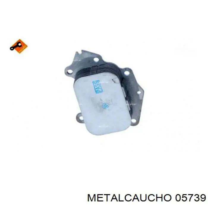 Compre 05739 Metalcaucho Radiador de óleo (frigorífico), debaixo de filtro