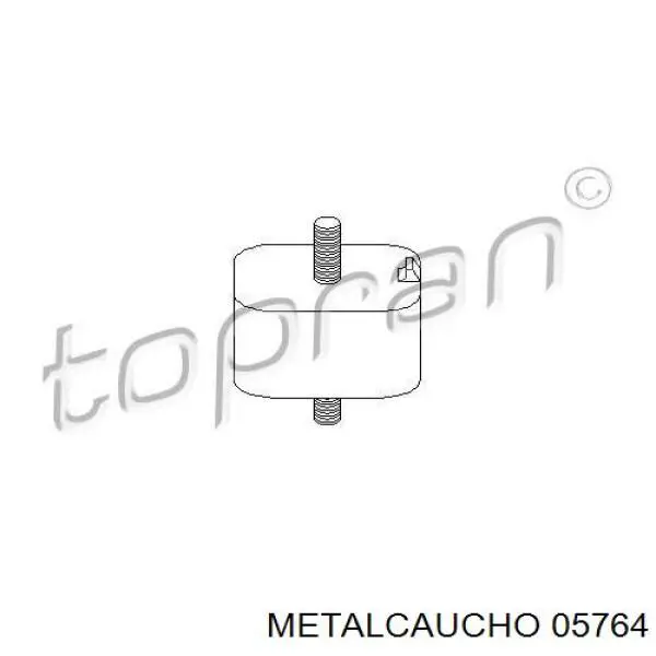 Compre 05764 Metalcaucho Bucha de estabilizador dianteiro