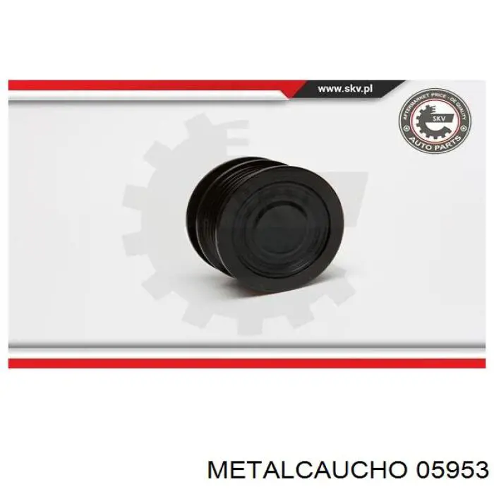 Compre 05953 Metalcaucho Polia do gerador
