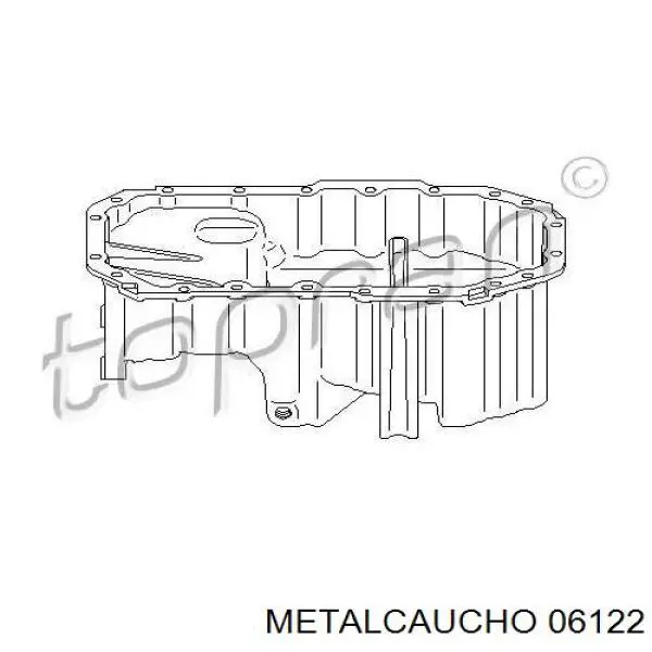 Compre 06122 Metalcaucho Cilindro de trabalho de embraiagem