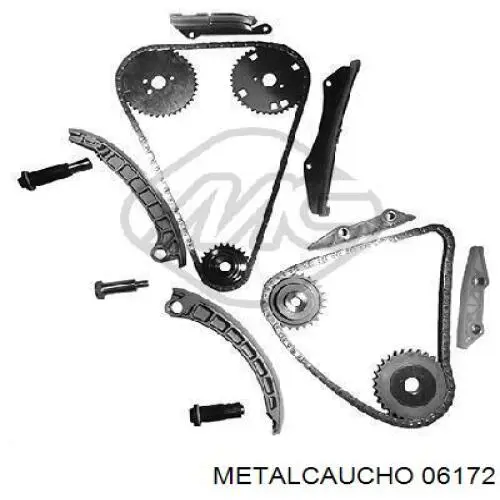 Cadeia do mecanismo de distribuição de gás, kit Metalcaucho 06172 preço, a partir de 319,49 USD