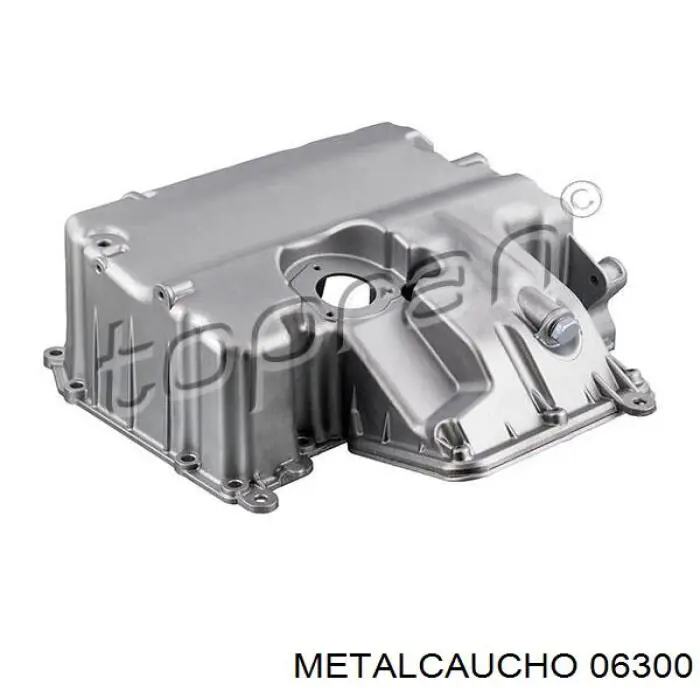 06300 Metalcaucho Panela de óleo de cárter do motor