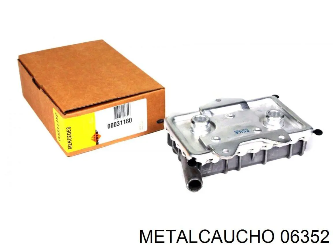06352 Metalcaucho Radiador de óleo