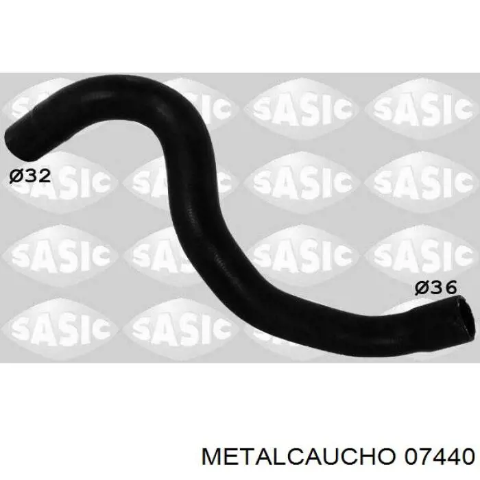 Mangueira (cano derivado) do radiador de esfriamento superior Metalcaucho 07440 preço, a partir de 11,88 USD