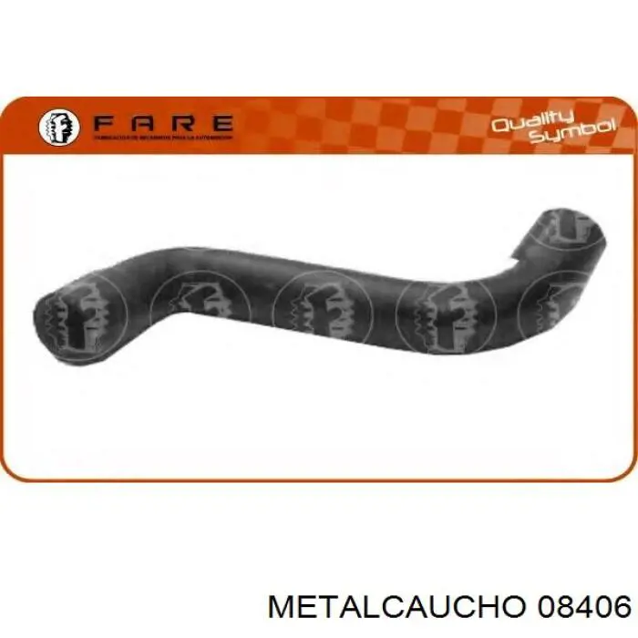 Compre 08406 Metalcaucho Mangueira (cano derivado) inferior do radiador de esfriamento