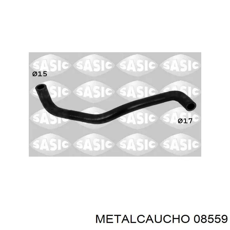 Compre 08559 Metalcaucho Mangueira do radiador de aquecedor (de forno), linha de combustível de retorno