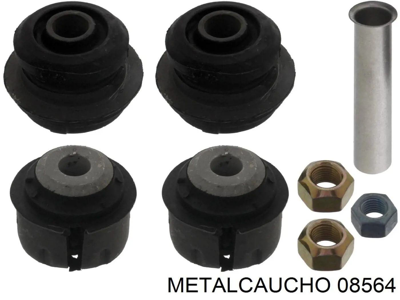 Compre 08564 Metalcaucho Mangueira (cano derivado) do radiador de esfriamento superior