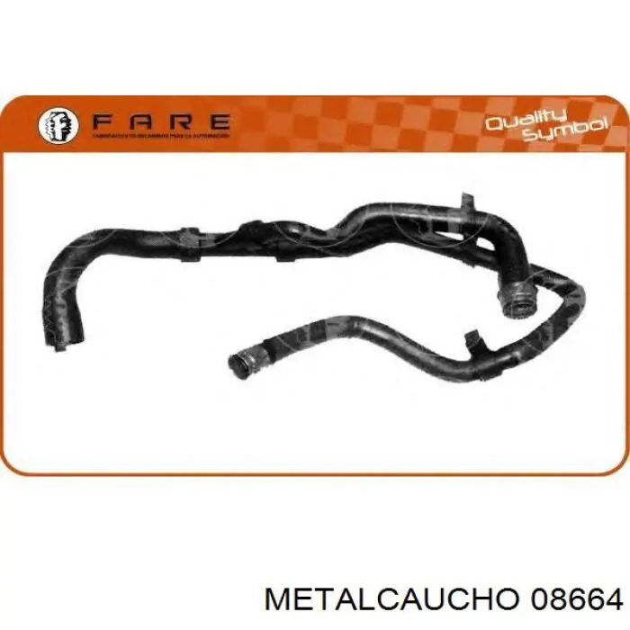 Compre 00001351Z6 Peugeot/Citroen Mangueira (cano derivado) inferior do radiador de esfriamento