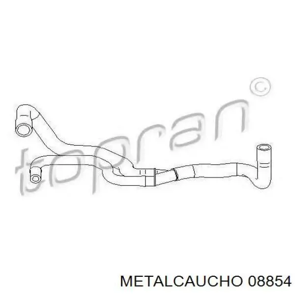 Compre 08854 Metalcaucho Cano derivado de ventilação de cárter (de separador de óleo)