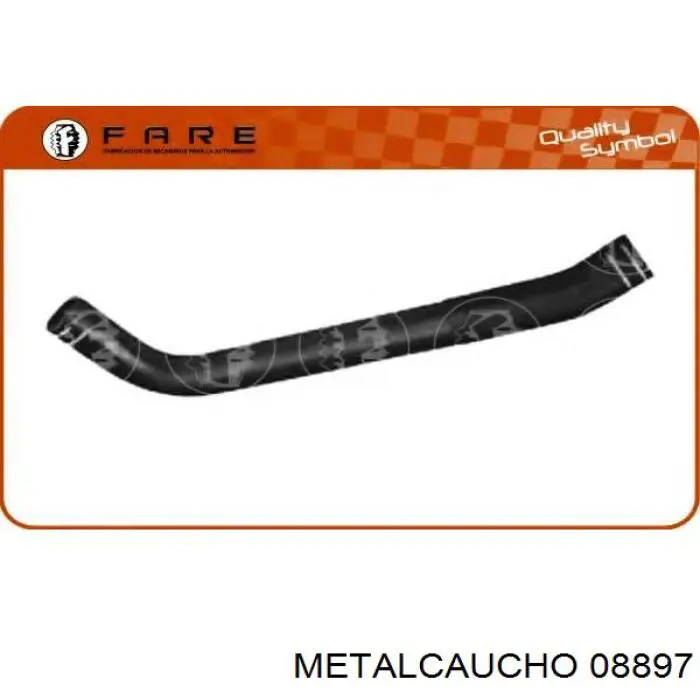 Mangueira (cano derivado) do radiador de esfriamento superior 1326971080 Fiat/Alfa/Lancia