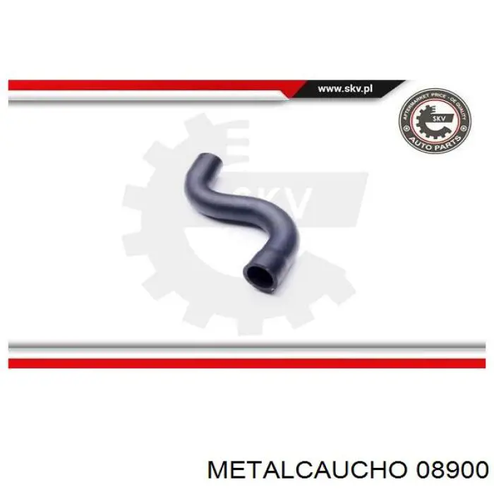 Compre 08900 Metalcaucho Mangueira (cano derivado) do radiador de esfriamento superior