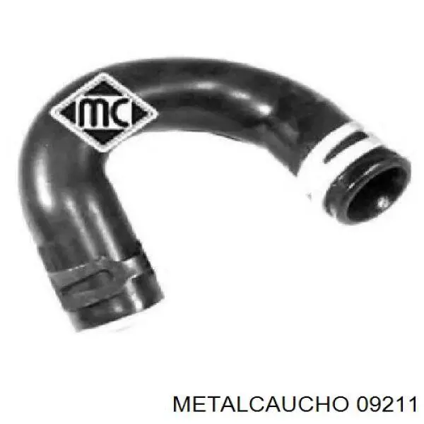 Compre 09211 Metalcaucho Mangueira (cano derivado) do radiador de esfriamento superior