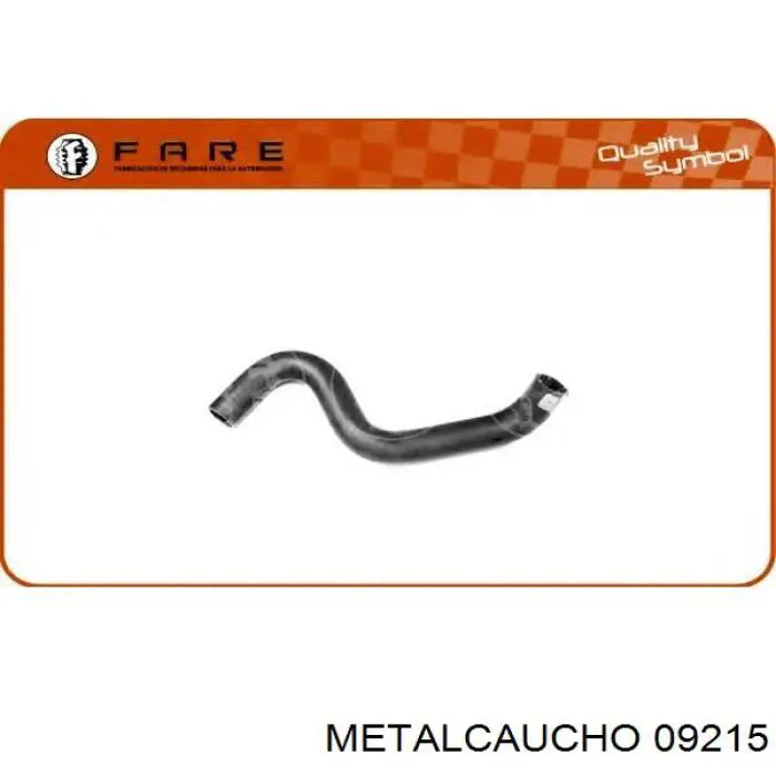 Compre 09215 Metalcaucho Mangueira (cano derivado) do radiador de esfriamento superior