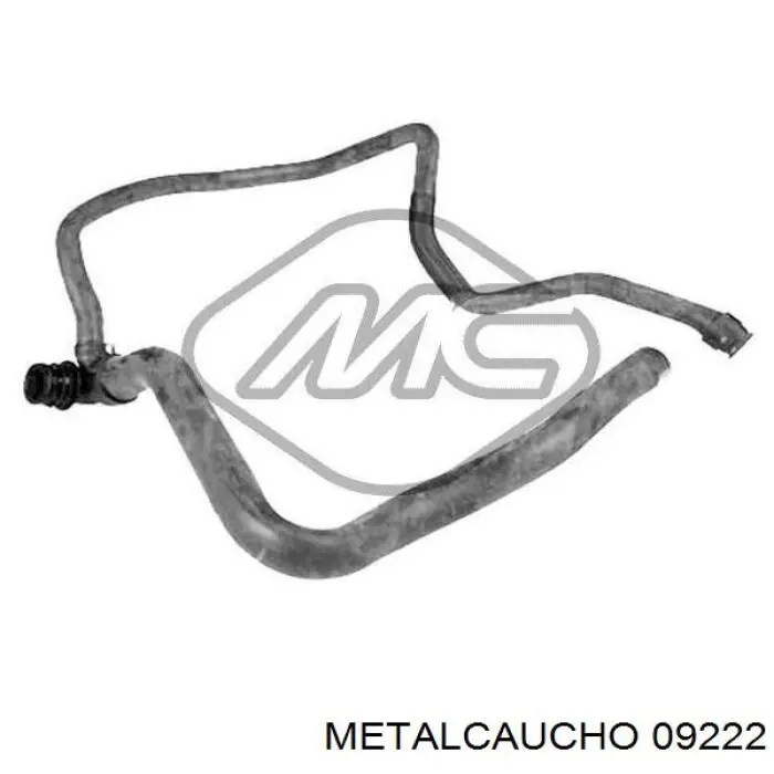 Mangueira (cano derivado) inferior do radiador de esfriamento Metalcaucho 09222 preço, a partir de 52,82 USD