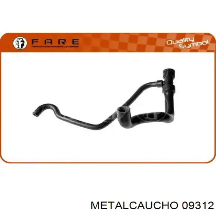 Mangueira (cano derivado) inferior do radiador de esfriamento Metalcaucho 09312 preço, a partir de 37,52 USD