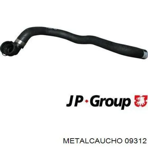 Compre 09312 Metalcaucho Mangueira (cano derivado) inferior do radiador de esfriamento