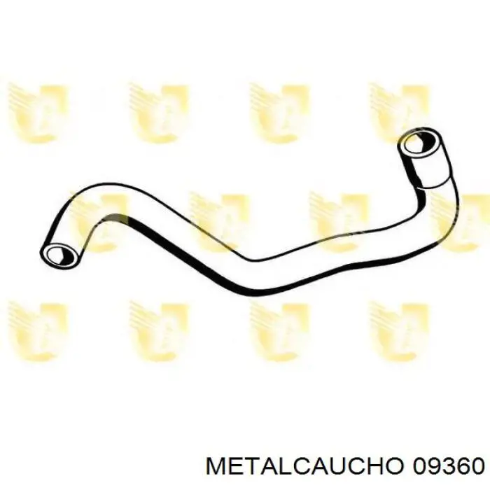 Cano derivado de ventilação de cárter (de separador de óleo) Metalcaucho 09360 preço, a partir de 9,05 USD