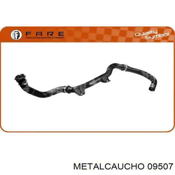 Compre 09507 Metalcaucho Mangueira (cano derivado) do radiador de esfriamento superior