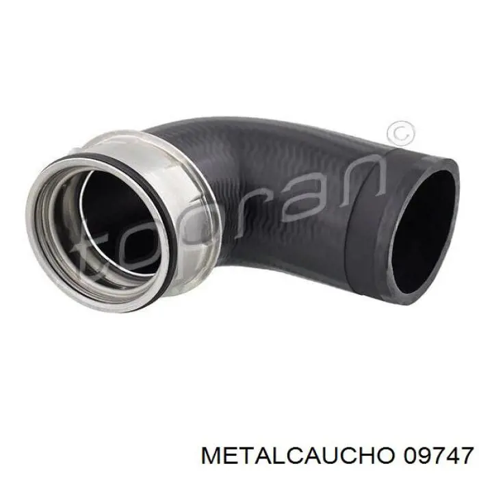 09747 Metalcaucho Cano derivado de ar, da válvula de borboleta