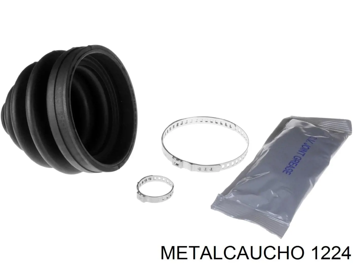 1224 Metalcaucho Bota de proteção do mecanismo de direção (de cremalheira)
