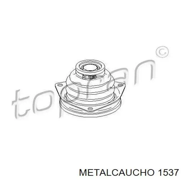 Bota de proteção interna esquerda de junta homocinética do semieixo dianteiro 1537 Metalcaucho