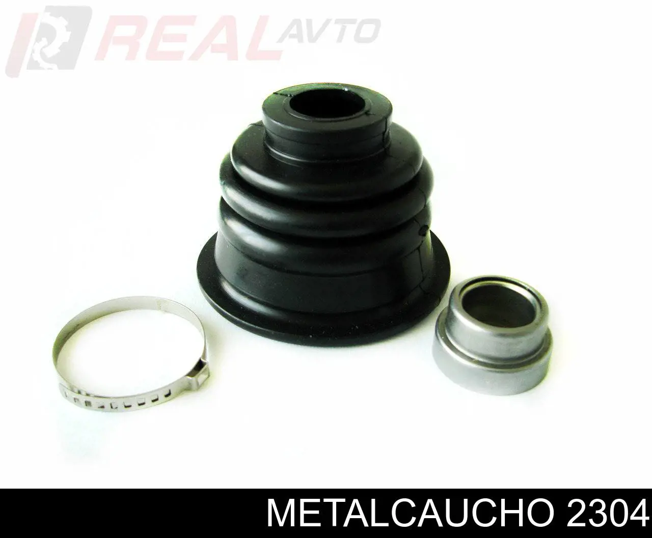 Bota de proteção interna esquerda de junta homocinética do semieixo dianteiro 2304 Metalcaucho
