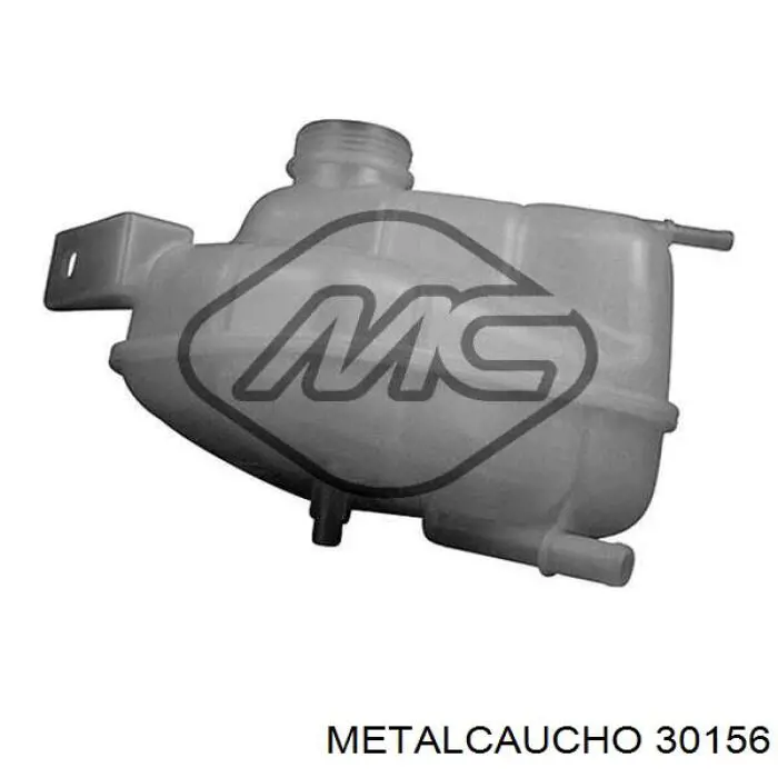 30156 Metalcaucho Tanque de expansão do sistema de esfriamento