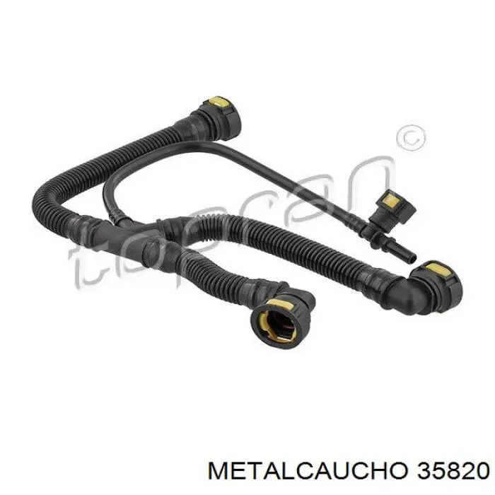 Cano derivado de ventilação de cárter (de separador de óleo) Metalcaucho 35820 preço, a partir de 22,00 USD