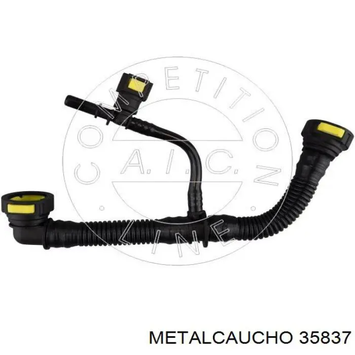 Cano derivado de ventilação de cárter (de separador de óleo) Metalcaucho 35837 preço, a partir de 21,88 USD