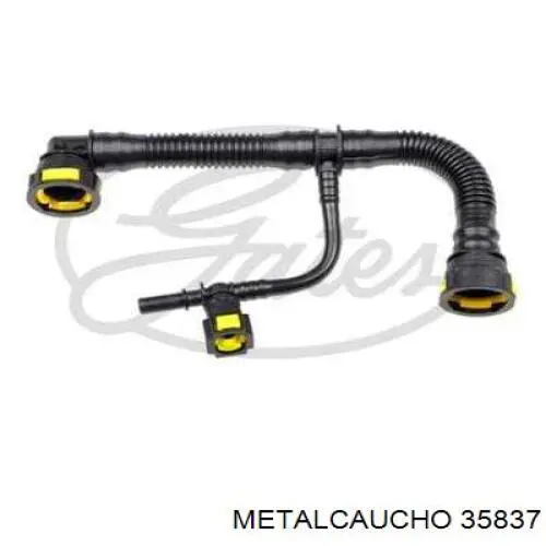 Cano derivado de ventilação de cárter (de separador de óleo) Metalcaucho 35837 preço, a partir de 25,35 USD