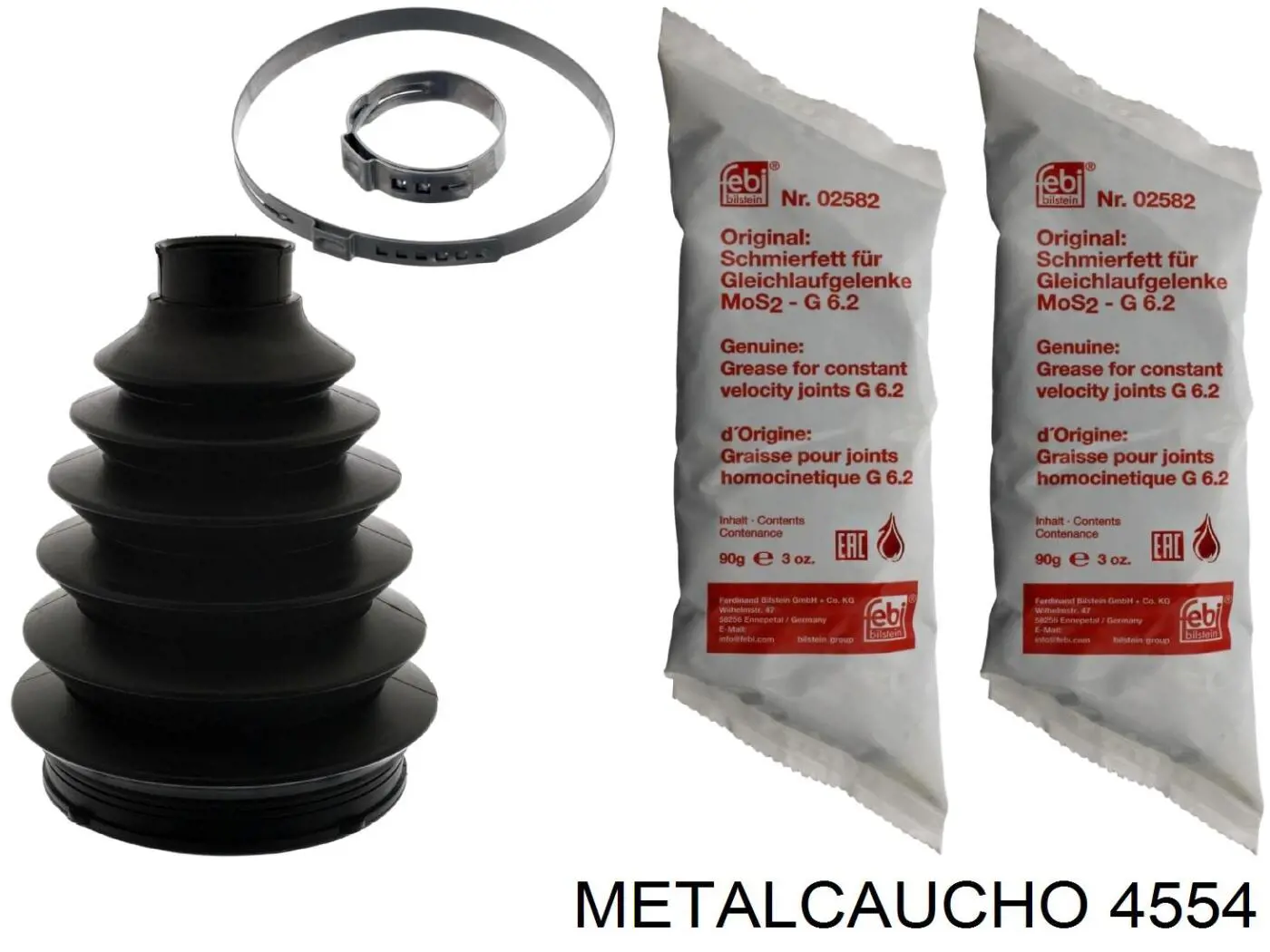 Compre 4554 Metalcaucho Pedal de embraiagem