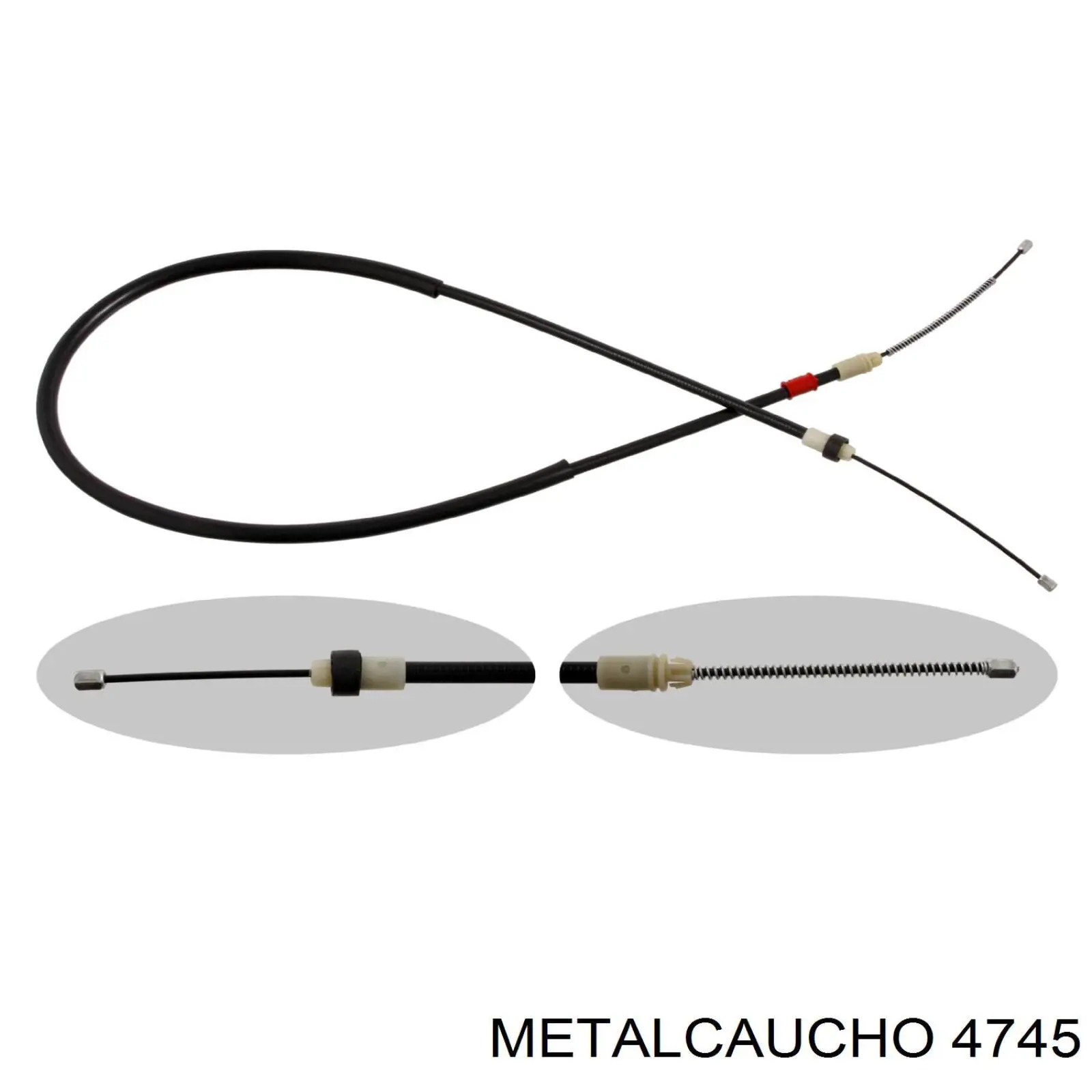 Consola de coxim (apoio) traseira de motor 4745 Metalcaucho