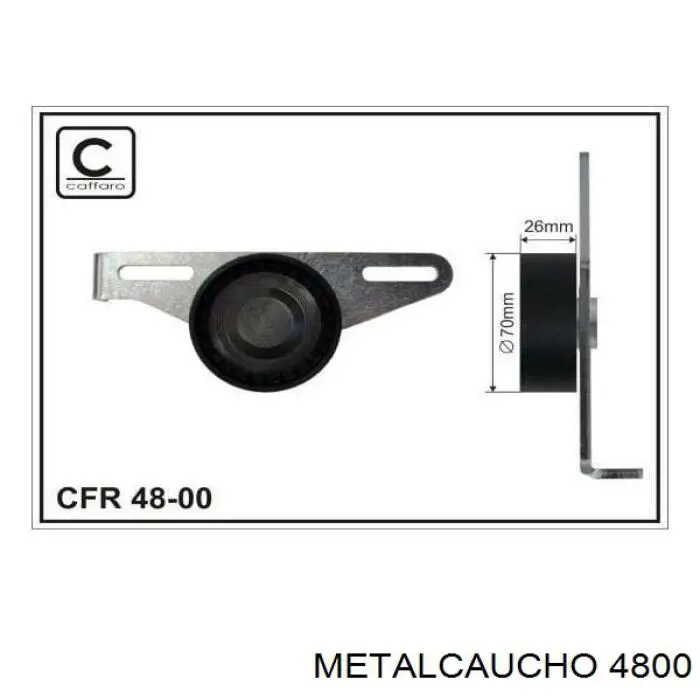 Forquilha de embraiagem 4800 Metalcaucho