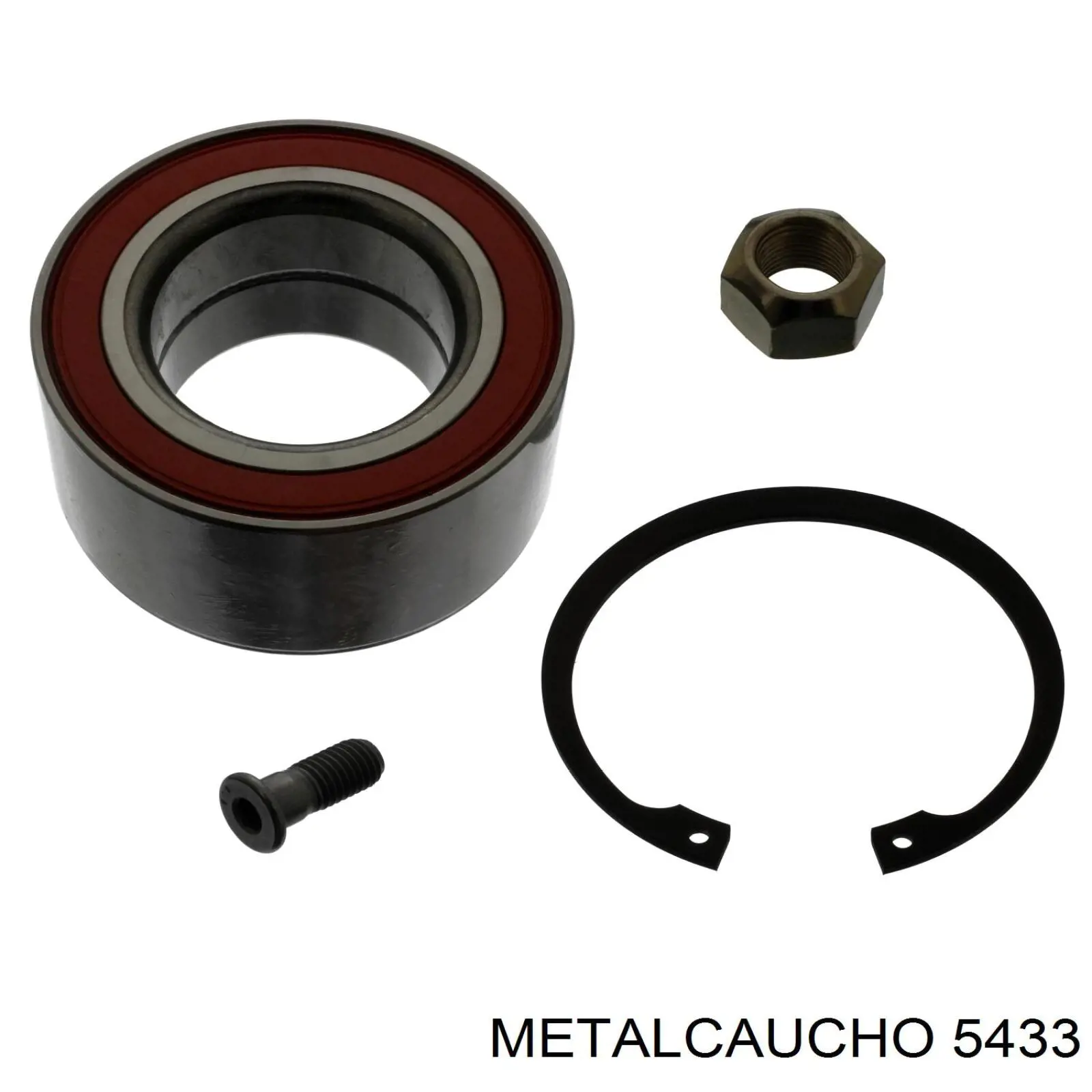 Bloco silencioso de viga traseira (de plataforma veicular) 5433 Metalcaucho