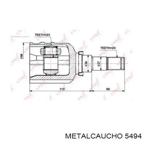  Metalcaucho 5494