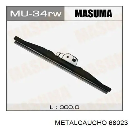 Compre 68023 Metalcaucho Braço de limpa-pára-brisas de vidro traseiro