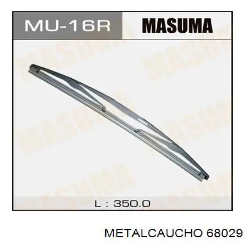 Compre 68029 Metalcaucho Braço de limpa-pára-brisas de vidro traseiro