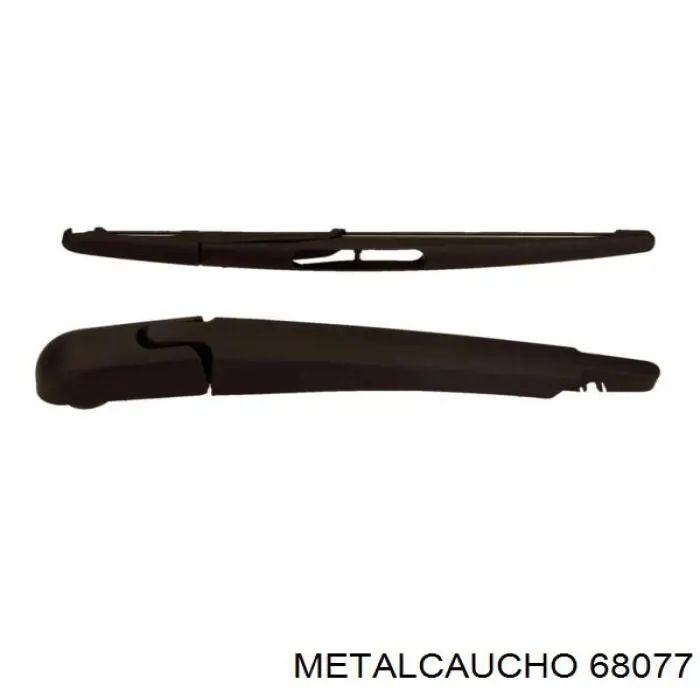 68077 Metalcaucho Limpa-pára-brisas de vidro traseiro