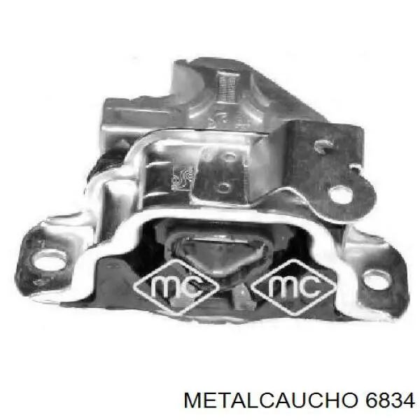 Compre 6834 Metalcaucho Coxim (suporte) traseiro de motor