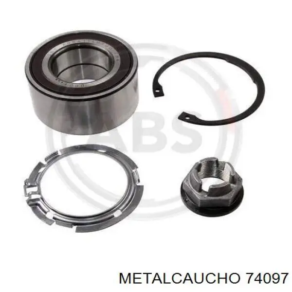 74097 Metalcaucho Rolamento de cubo dianteiro