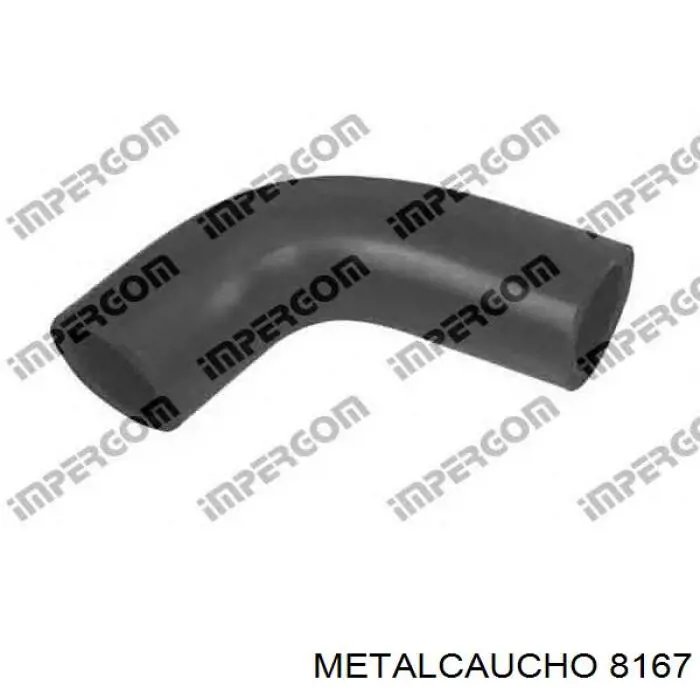Cano derivado de ventilação de cárter (de separador de óleo) 8167 Metalcaucho