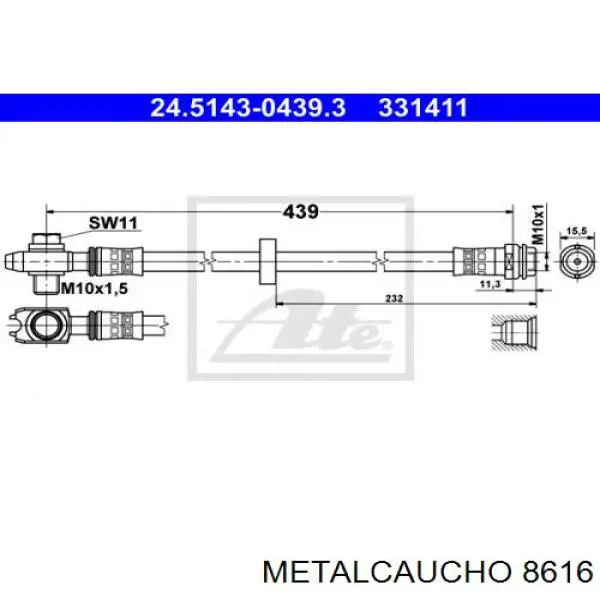 Mangueira inferior do tanque de expansão Cautex 036777 preço, a partir de 34,30 USD