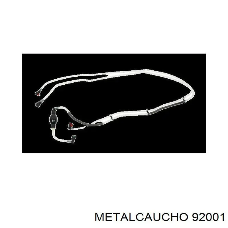 Tubo de combustível, desde o tanque até o filtro de combustível Metalcaucho 92001 preço, a partir de 60,51 USD