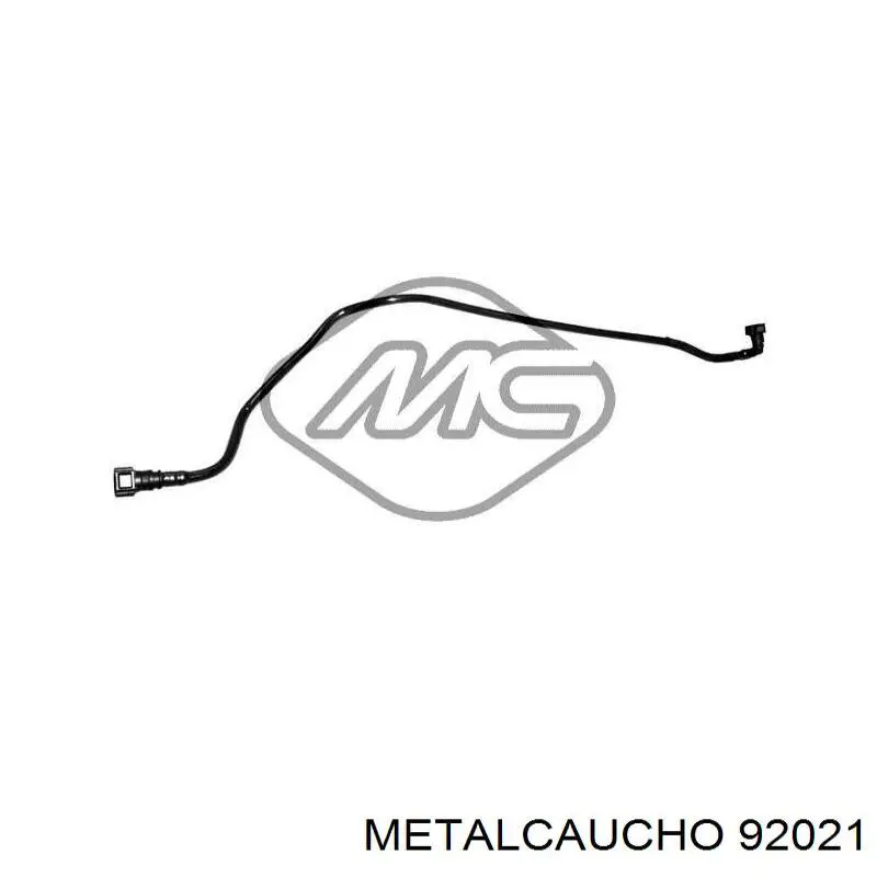 92019 Metalcaucho Tubo de combustível, desde o filtro até a bomba