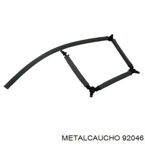Tubo de combustível, inverso desde os injetores 9674975980 Fiat/Alfa/Lancia